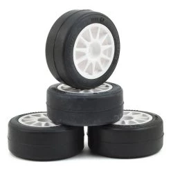 Tamiya RC 60D Type A Pre-Mounted M-Chassis Tires w/Soft Foam Insert (4)