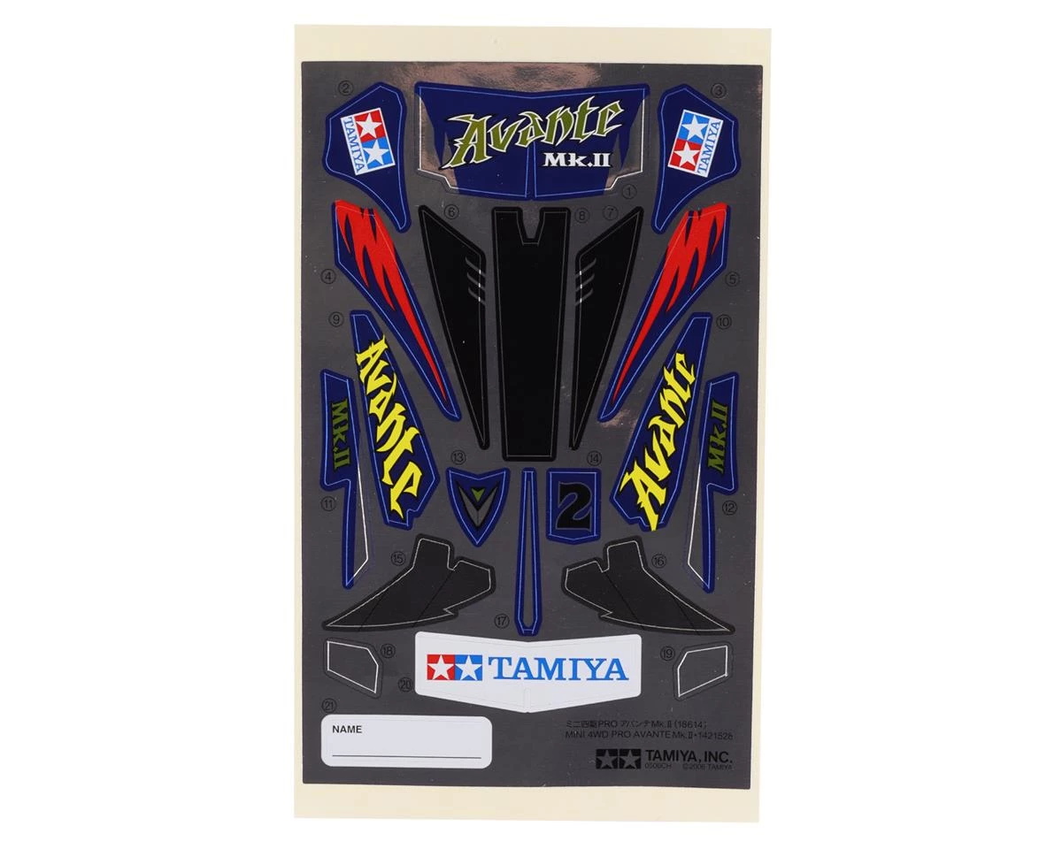 Tamiya JR Mini 4WD Avante Mk.II Body (Clear) 6 Tamiya JR Mini 4WD Avante Mk.II Body (Clear) - Image 4