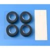 Tamiya JR Narrow Reston Sponge Tires (Black) -Tamiya Sales Shop tam15388