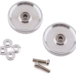 Tamiya HG 19mm Aluminum Ball-Race Rollers (2)