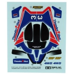 Tamiya JR Thunder Shot Mini 4WD MA Chassis Polycarbonate Body Set (Clear) 8 Tamiya JR Thunder Shot Mini 4WD MA Chassis Polycarbonate Body Set (Clear) -Tamiya Sales Shop tam15502 2