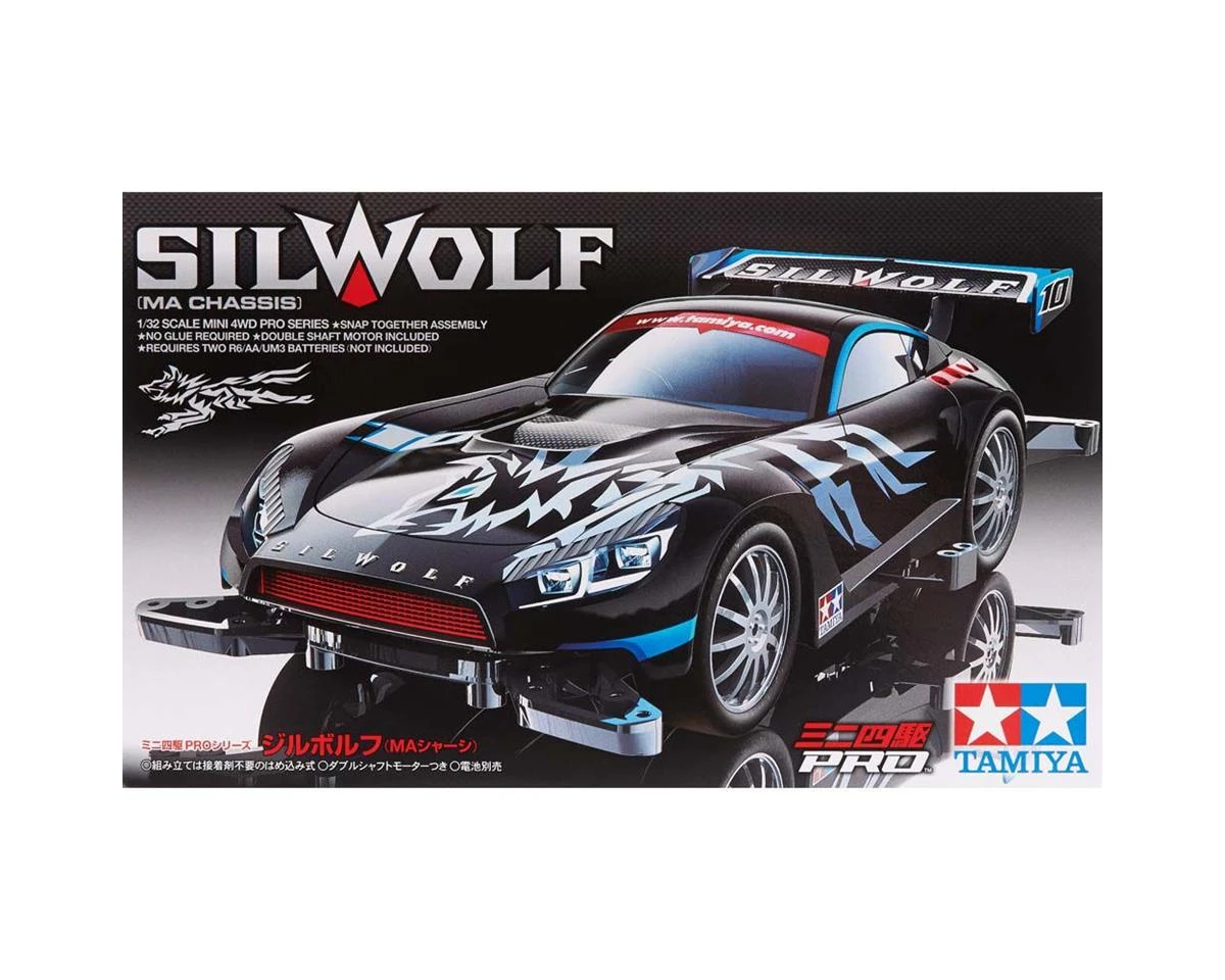 Tamiya 1/32 JR Silwolf MA Chassis Mini 4WD Model Kit 3 Tamiya 1/32 JR Silwolf MA Chassis Mini 4WD Model Kit