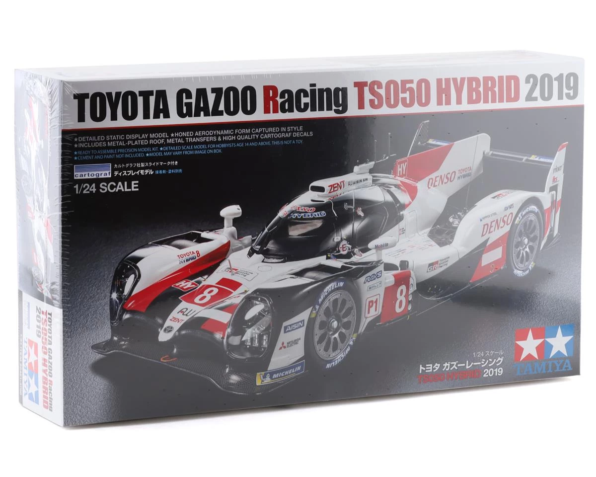Tamiya Toyota Gazoo Racing TS050 2019 Hybrid 1/24 Model Kit 4 Tamiya Toyota Gazoo Racing TS050 2019 Hybrid 1/24 Model Kit - Image 2