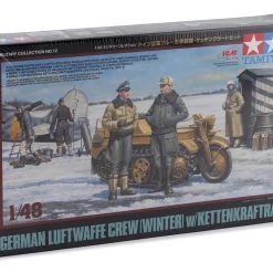 Tamiya German Luftwaffe Crew 1/48 Model Kit w/Kettenkraftrad (Winter) 7 Tamiya German Luftwaffe Crew 1/48 Model Kit w/Kettenkraftrad (Winter) -Tamiya Sales Shop tam32412 2
