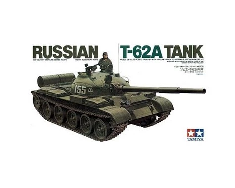 Tamiya 1/35 Russian T-62A Tank Model Kit 3 Tamiya 1/35 Russian T-62A Tank Model Kit