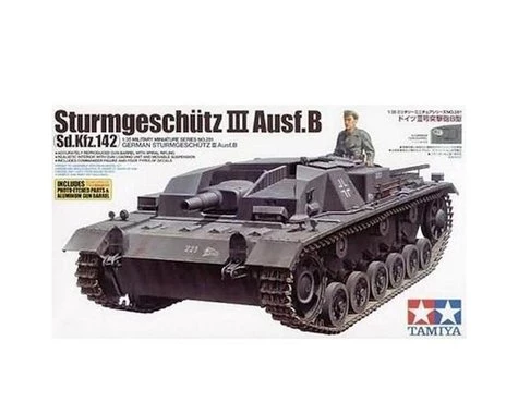 Tamiya 1/35 German Sturmgeschutz III Ausf. B Tank Model Kit 3 Tamiya 1/35 German Sturmgeschutz III Ausf. B Tank Model Kit
