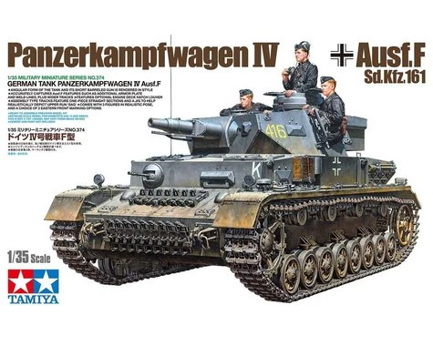 Tamiya 1/35 German Tank Panzerkampfwagen IV Ausf.F Model Kit 3 Tamiya 1/35 German Tank Panzerkampfwagen IV Ausf.F Model Kit