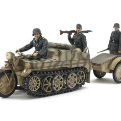 Tamiya German Sd.Kfz.2 Kettenkraftrad 1/35 Model Kit (Mid Production) -Tamiya Sales Shop tam35377 1