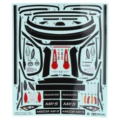 Tamiya Mazda MX-5 Body Set (Clear) (Lightweight) 8 Tamiya Mazda MX-5 Body Set (Clear) (Lightweight) -Tamiya Sales Shop tam47323 2