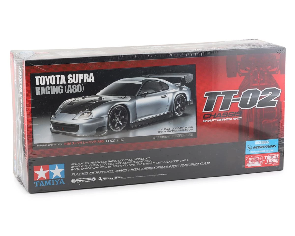 Tamiya Toyota Supra Racing A80 1/10 4WD Electric Touring Car Kit (TT-02) 10 Tamiya Toyota Supra Racing A80 1/10 4WD Electric Touring Car Kit (TT-02) - Image 8