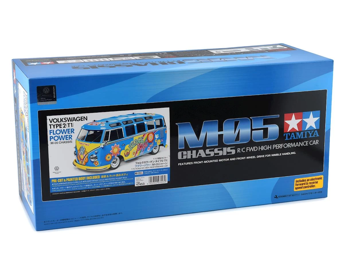 Tamiya VW Volkswagen "Flower Power" Type 2 Van 1/10 On Road Kit (M-05) 9 Tamiya VW Volkswagen "Flower Power" Type 2 Van 1/10 On Road Kit (M-05) - Image 7