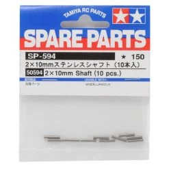 Tamiya 2x10mm Shaft (10) -Tamiya Sales Shop tam50594 1