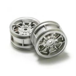 Tamiya Mini Cooper Chrome Wheels (2)