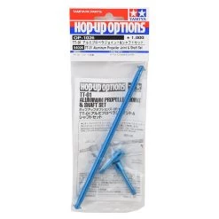Tamiya TT-01 Type E Aluminum Propeller Shaft (Blue) -Tamiya Sales Shop tam54026 1