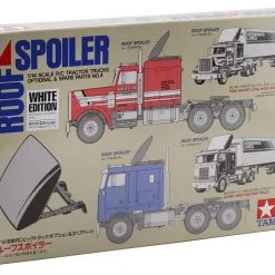 Tamiya 1/14 Semi Roof Spoiler (White) -Tamiya Sales Shop tam56546 1