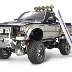 Tamiya Toyota Hilux High-Lift Electric 4X4 Scale Truck Kit w/3-Speed & Surfboard