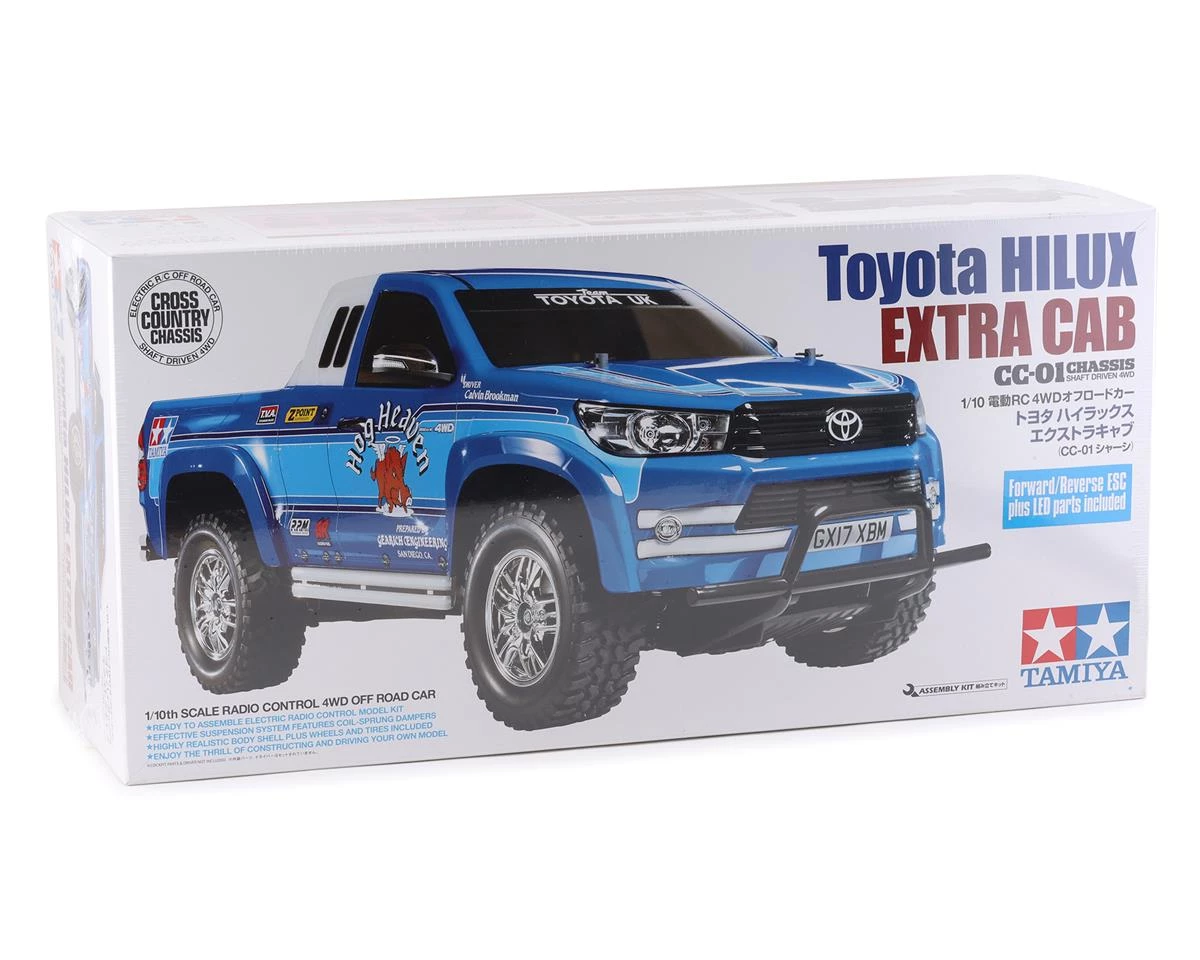 Tamiya 4WD 1/10 Toyota Hilux Extra Cab w/Pre-Painted Body Kit (CC-01) (Limited Edition) 8 Tamiya 4WD 1/10 Toyota Hilux Extra Cab w/Pre-Painted Body Kit (CC-01) (Limited Edition) - Image 6