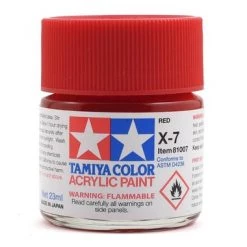 Tamiya X-7 Acrylic Gloss Finish Red Paint (23ml)