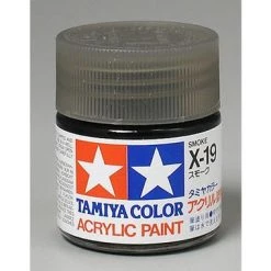Tamiya X-19 Smoke Acrylic Paint (23ml)