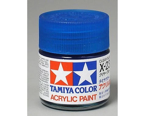 Tamiya X-23 Clear Blue Gloss Finish Acrylic Paint (23ml) 3 Tamiya X-23 Clear Blue Gloss Finish Acrylic Paint (23ml)