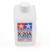Tamiya X-20A Acrylic/Poly Paint Thinner (250ml) -Tamiya Sales Shop tam81040