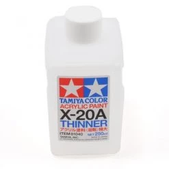 Tamiya X-20A Acrylic/Poly Paint Thinner (250ml)