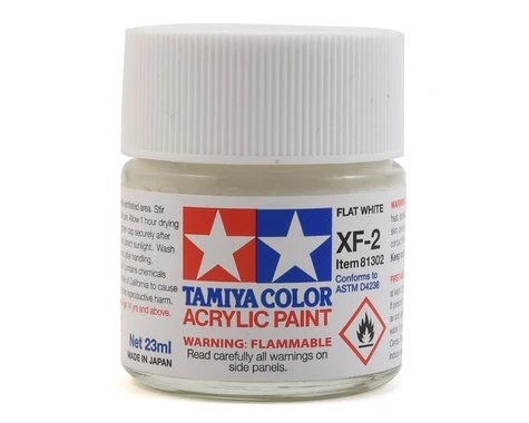 Tamiya XF-2 Flat White Acrylic Paint (23ml) 3 Tamiya XF-2 Flat White Acrylic Paint (23ml)