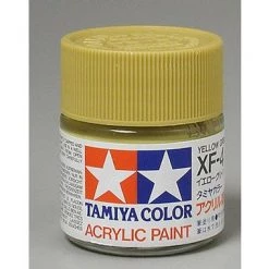Tamiya XF-4 Flat Yellow Green Acrylic Paint (23ml)