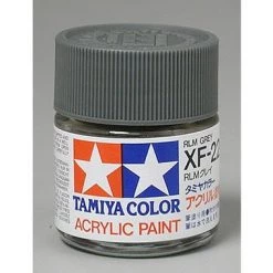 Tamiya XF-22 Flat RLM Grey Acrylic Paint (23ml)