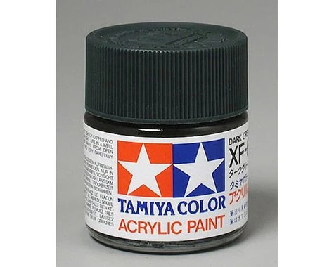 Tamiya XF-61 Flat Dark Green Acrylic Paint (23ml) 3 Tamiya XF-61 Flat Dark Green Acrylic Paint (23ml)