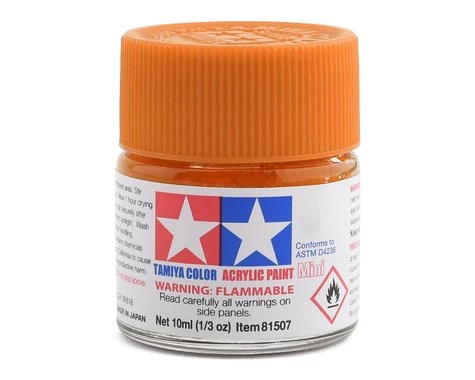 Tamiya X-6 Orange Acrylic Paint (10ml) 3 Tamiya X-6 Orange Acrylic Paint (10ml)