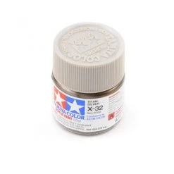 Tamiya X-32 Metallic Titan Silver Acrylic Paint (10ml)
