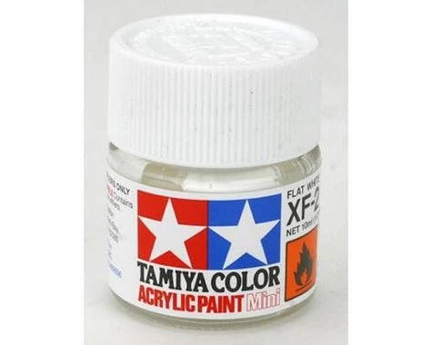 Tamiya XF-2 Flat White Acrylic Paint (10ml) 3 Tamiya XF-2 Flat White Acrylic Paint (10ml)