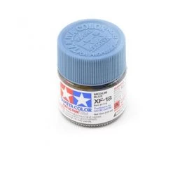 Tamiya XF-18 Flat Medium Blue Acrylic Paint (10ml)