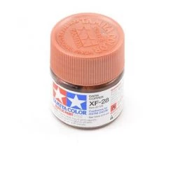 Tamiya XF-28 Flat Dark Copper Acrylic Paint (10ml)