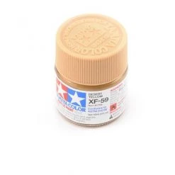 Tamiya XF-59 Flat Desert Yellow Acrylic Paint (10ml)
