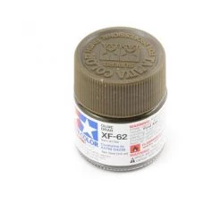 Tamiya XF-62 Flat Olive Drab Acrylic Paint (10ml)