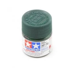 Tamiya XF-70 Flat Dark Green Acrylic Paint (10ml)