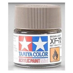 Tamiya XF-72 Flat Brown Acrylic Paint (10ml)