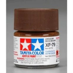 Tamiya XF-79 Flat Deck Brown Acrylic Paint (10ml)
