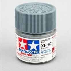 Tamiya XF-82 Flat Ocean Grey Acrylic Paint (10ml)