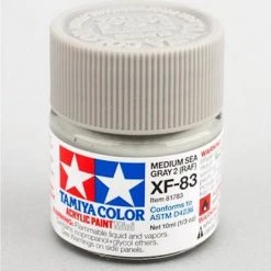 Tamiya XF-83 Flat Sea Grey Acrylic Paint (10ml)
