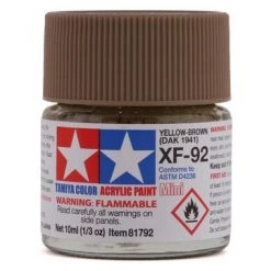 Tamiya XF-92 Yellow-Brown DAK 1941 Acrylic Mini Paint (10ml)