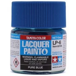 Tamiya LP-6 Pure Blue Lacquer Paint (10ml)