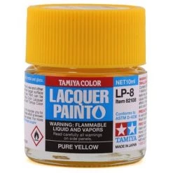 Tamiya LP-8 Pure Yellow Lacquer Paint (10ml)