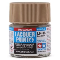 Tamiya LP-16 Wooden Deck Tan Lacquer Paint (10ml)