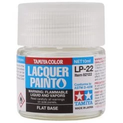 Tamiya LP-22 Flat Base Lacquer Paint (10ml)