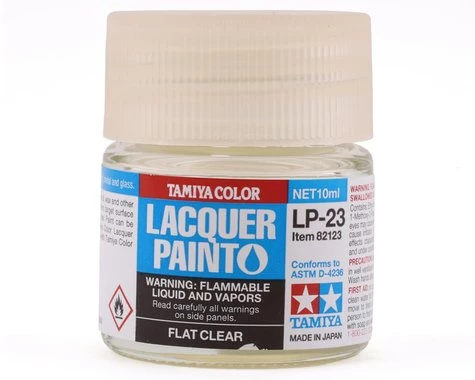 Tamiya LP-23 Flat Clear Lacquer Paint (10ml) 3 Tamiya LP-23 Flat Clear Lacquer Paint (10ml)