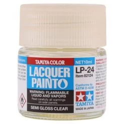 Tamiya LP-24 Semi Gloss Clear Lacquer Paint (10ml)