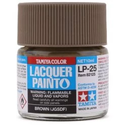 Tamiya LP-25 Brown Lacquer Paint (JGSDF) (10ml)
